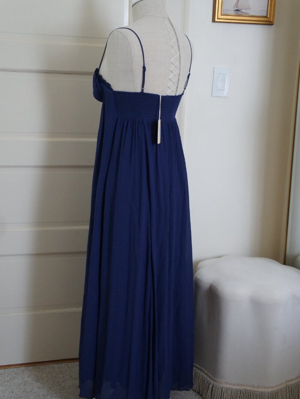 Aritzia Wilfred Ember Dress in Harbor Navy Size 6 New with Tags - Picture 7 of 16